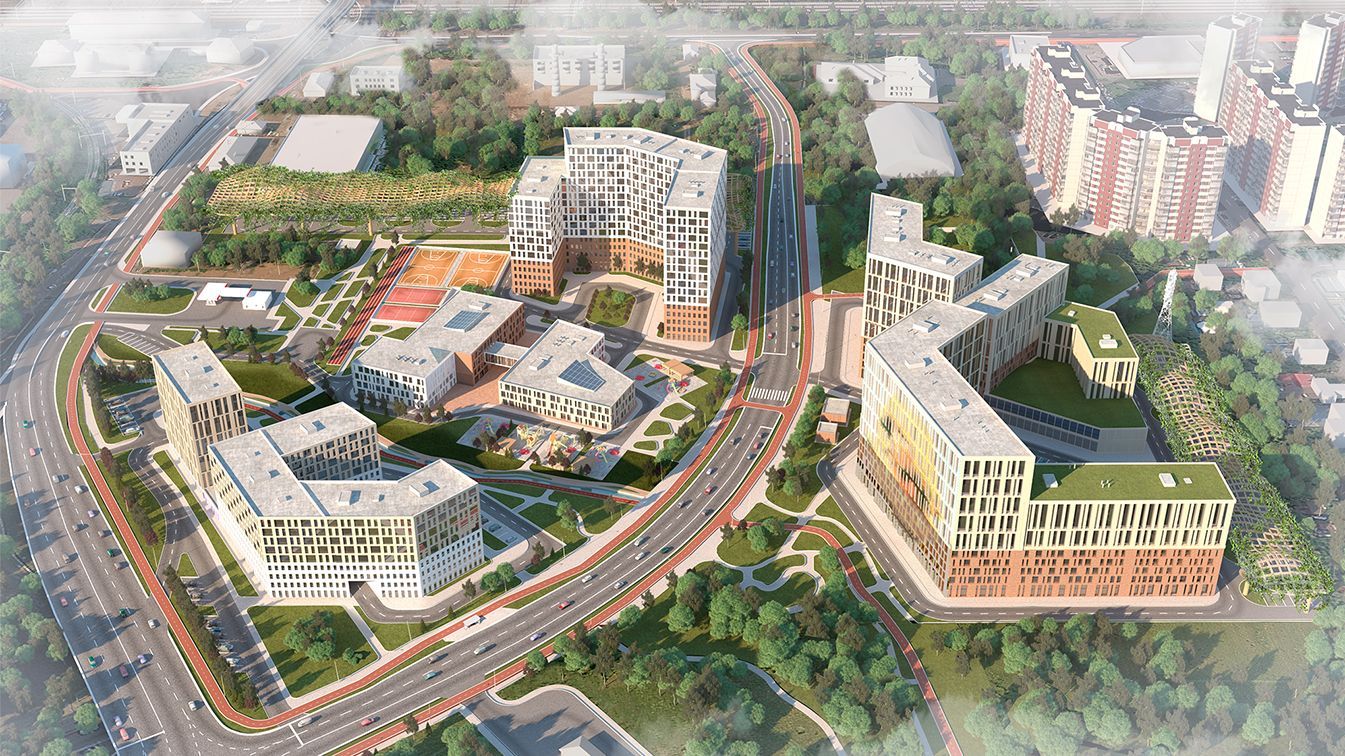 Project for the planning, Shcherbinka district, Moscow